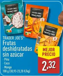 ALDI TRADER JOE'S Frutas deshidratadas sin azúcar oferta