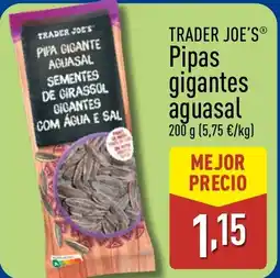 ALDI TRADER JOE'S Pipas gigantes aguasal oferta