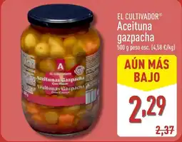 ALDI EL CULTIVADOR Aceituna gazpacha oferta