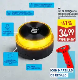 ALDI NK Luz de emergencia con geolocalización oferta