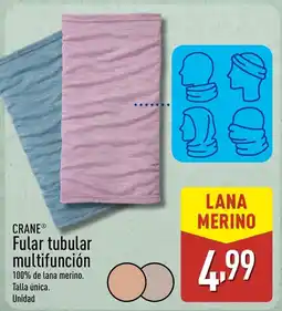 ALDI CRANE Fular tubular multifunción oferta