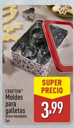 ALDI CROFTON Moldes para galletas oferta