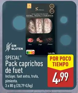 ALDI SPECIAL Pack caprichos de fuet oferta