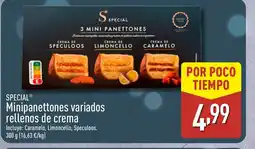 ALDI SPECIAL Minipanettones variados rellenos de crema oferta