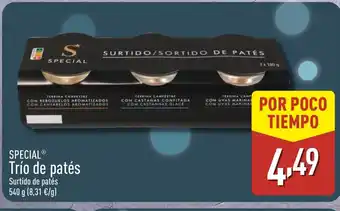 ALDI SPECIAL Trío de patés oferta