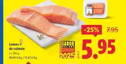 Lidl Lomos de salmón oferta