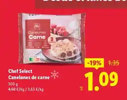Lidl CHEF SELECT Canelones Carne oferta