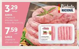 Coviran ALDELIS Longaniza de pollo-pavo fresca oferta