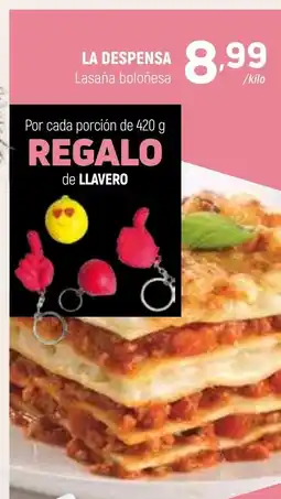 Coviran LA DESPENSA Lasaña boloñesa oferta