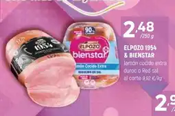 Coviran ELPOZO 1954 & BIENSTAR Jamón cocido extra duroc o Red sal oferta