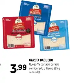 Coviran GARCÍA BAQUERO Queso Ya cortado curado, semicurado o tierno oferta