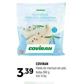 Coviran COVIRAN Filete de merluza sin piel, bolsa oferta