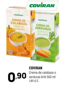 Coviran COVIRAN Crema de calabaza o verduras oferta