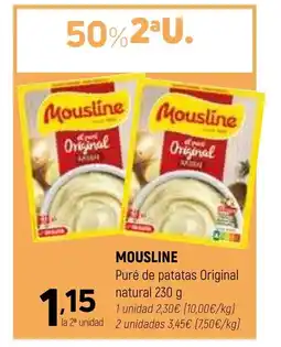 Coviran MOUSLINE Puré de patatas Original natural oferta
