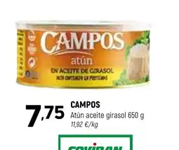 Coviran CAMPOS Atún aceite girasol oferta