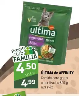 Coviran ÚLTIMA de AFFINITY Comida para gatos esterilizados oferta