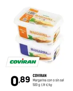 Coviran COVIRAN Margarina con o sin sal oferta