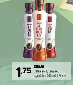 Coviran SIBARI Salsa soja, teriyaki, agridulce oferta