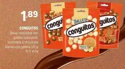 Coviran CONGUITOS Bolas chocolate con galleta Speculoos, chocolate o chocolate blanco con galleta oferta