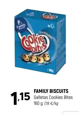 Coviran FAMILY BISCUITS Galletas Cookies Bites oferta