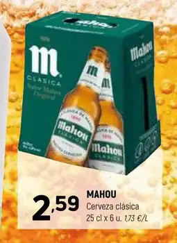 Coviran MAHOU Cerveza clásica oferta