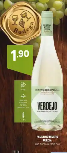 Coviran FAUSTINO RIVERO ULECIA Vino blanco verdejo oferta
