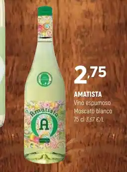 Coviran AMATISTA Vino espumoso Moscato blanco oferta