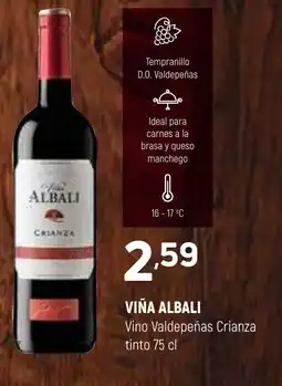 Coviran VIÑA ALBALI Vino Valdepeñas Crianza oferta