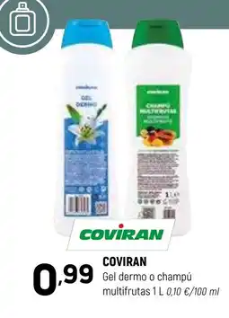Coviran COVIRAN Gel dermo o champú multifrutas oferta