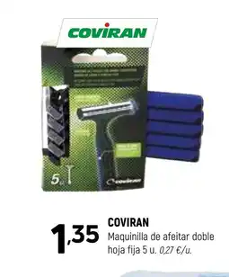 Coviran COVIRAN Maquinilla de afeitar doble hoja fija oferta