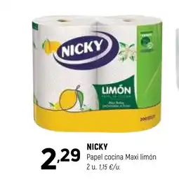 Coviran NICKY Papel cocina Maxi limón oferta