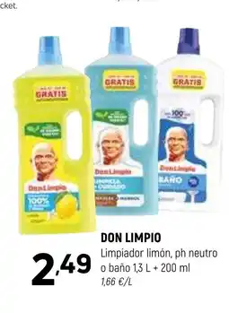 Coviran DON LIMPIO Limpiador limón, ph neutro o baño oferta