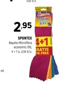Coviran SPONTEX Bayeta Microfibra economic XXL oferta