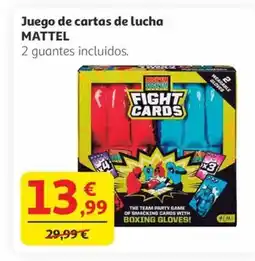 Alcampo MATTEL Juego de cartas de lucha oferta