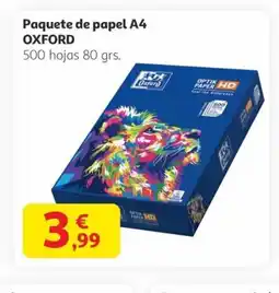 Alcampo Paquete de papel A4 OXFORD oferta