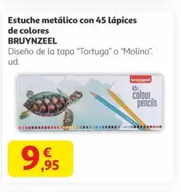 Alcampo BRUYNZEEL Estuche metálico con 45 lápices de colores oferta