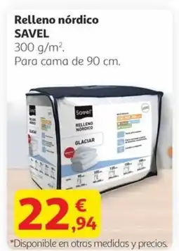 Alcampo SAVEL Relleno nórdico oferta