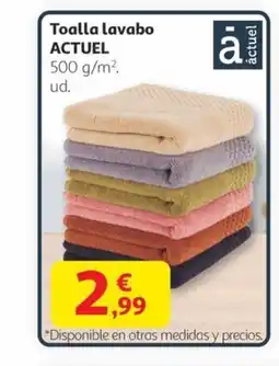 Alcampo ACTUEL Toalla lavabo oferta