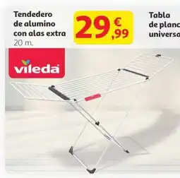 Alcampo VILEDA Tendedero de alumino con alas extra oferta