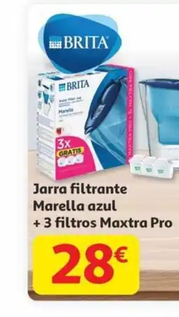 Alcampo Jarra filtrante Marella azul + 3 filtros Maxtra Pro oferta