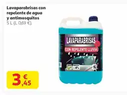 Alcampo Lavaparabrisas con repelente de agua y antimosquitos oferta