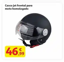 Alcampo Casco jet frontal para moto homologado oferta