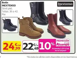 Alcampo INEXTENSO Botín oferta