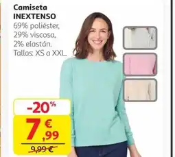 Alcampo INEXTENSO Camiseta oferta