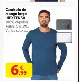 Alcampo INEXTENSO Camiseta de manga larga oferta