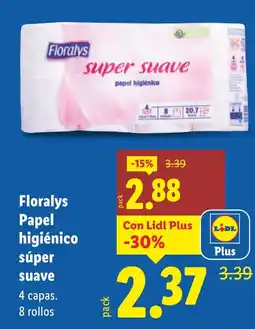 Lidl FLORALYS Papel higiénico oferta