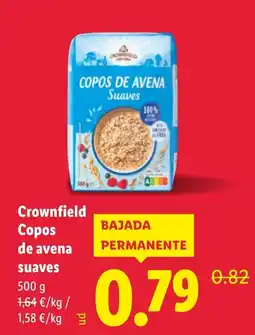Lidl CROWNFIELD Copos de avena suaves oferta