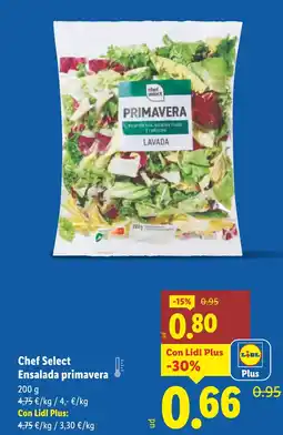 Lidl Chef Select Ensalada primavera oferta