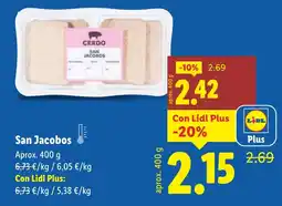 Lidl San Jacobos oferta