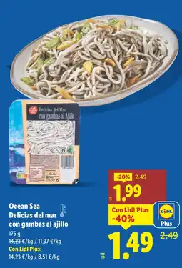 Lidl Ocean Sea Delicias del mar con gambas al ajillo oferta